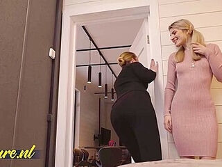 Nika Charming - Mature Nika Gets Her Pussy Eaten Out By A Skinny Tall Girl